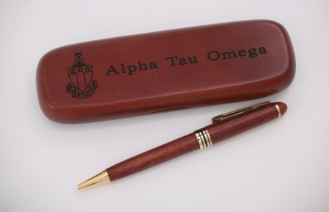 Pen with Wooden Case